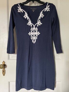 Lilly Pulitzer 100% Pima Cotton Shift Dress - Size XXS